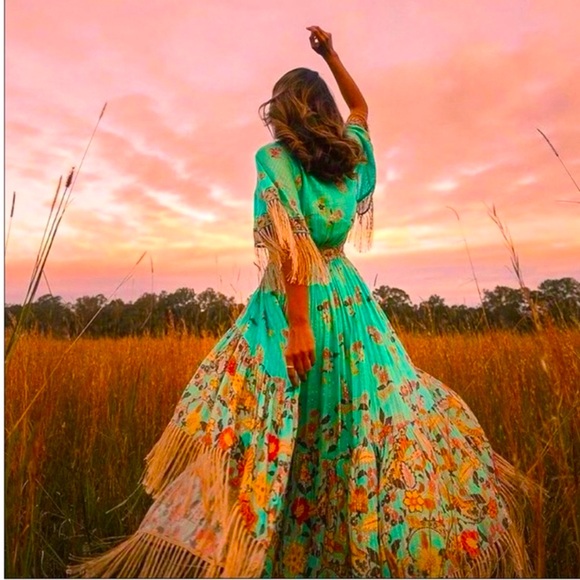 🆕✨ Spell & the Gypsy Collective Hendrix Tassel Dress 🦋 - Picture 16 of 16